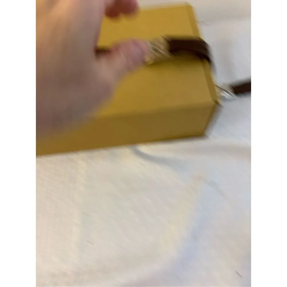 Fossil Brown and silver belt‎ 40